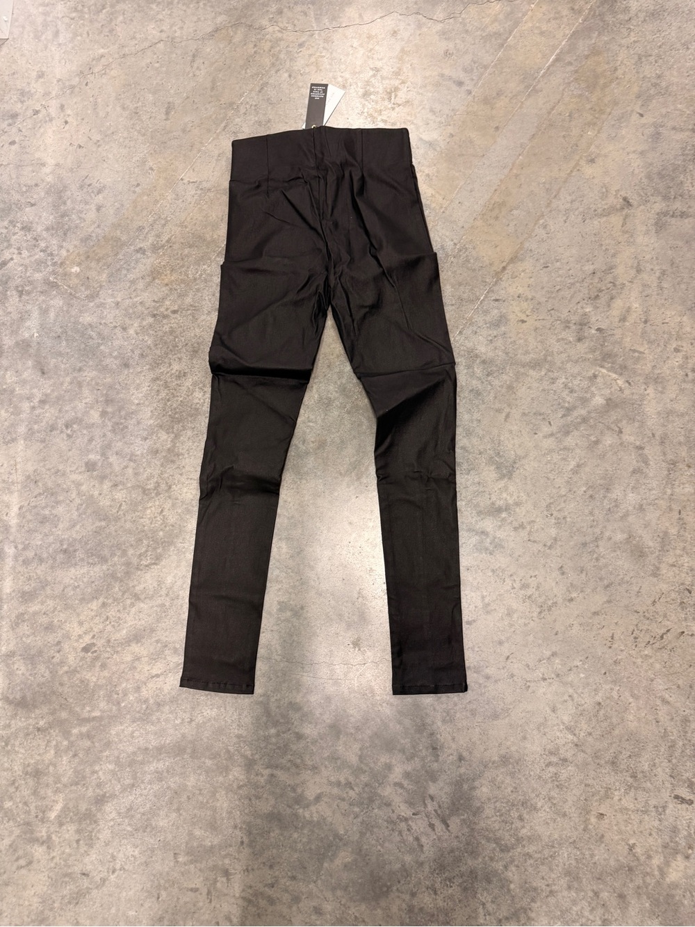 Sleek Black High-Rise Skinny Pants for Women